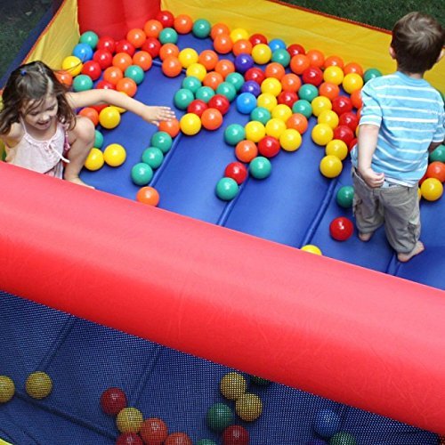 Blast Zone Magic Castle - Inflatable Bounce House with Blower - Premium Quality - Indoor/Outdoor - Portable - Sets Up in Seconds